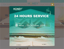 Tablet Screenshot of honeyinnpattaya.com